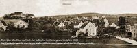 Blick &uuml;ber das Oberdorf mit der Kalkh&ouml;he im Hintergrund im Jahre 1902_mit Text